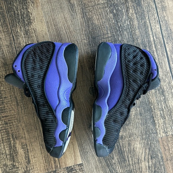 Little Kids’ Air Jordan Retro 13 Court Purple - Picture 9 of 13
